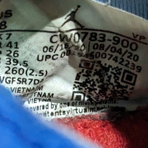 Nike Jordan Delta Breathe Men's Size 8 Multicolor Sneakers - Picture 8 of 8